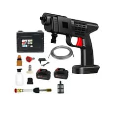 Lavadora Alta Pressão Portátil 48V 2 Baterias Wap Sem Fio, Limpeza Carros e Pisos, Lavadora Portátil