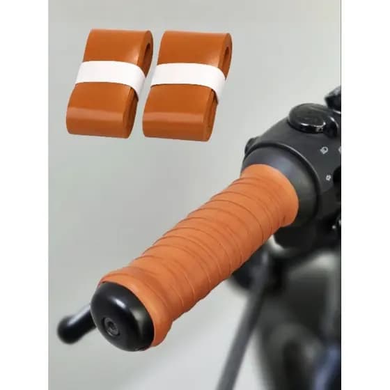 Fita grip punho marrom moto custom meteor 350 Hunter 350 harley 883 super meteor 650 intruder