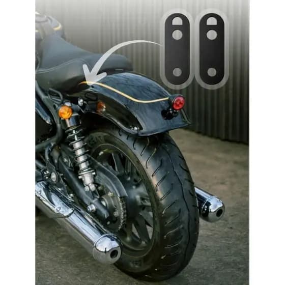Suporte Relocador de Seta Pisca royal enfield meteor 350 super meteor 650 shotgun 650 interceptor Hunter 350