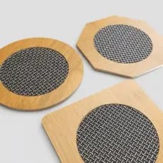 Kit 2 ou 4 Descansos de Panela Super Resistente de MDF