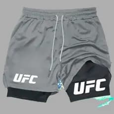 Short Compressão Dry-fit Ufc Logo Minimalista Luta Marcial
