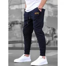 Calça Moletom Fitness Algodão Ufc Gym Arte Fitness Unissex  Flanelado Inverno Frio Calça Longa