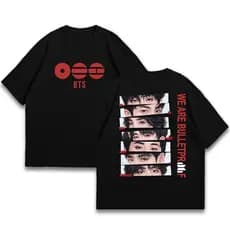 camiseta bts olhos membros integrantes kpop korean arte exclusiva vintage tour mundial brasil