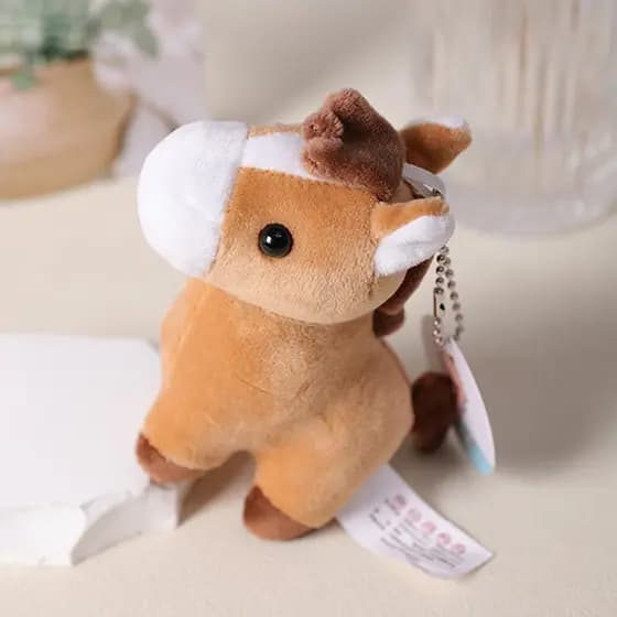 1pc Boneca de Pelúcia Cavalo Marrom, Alpaca, Burro, Girafa e Zebra TY