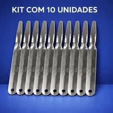 Extrator De Grampo Espátula Removedor Grampos Kit 10 Unidades
