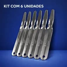 Extrator De Grampo Espátula Removedor Grampos Kit 6 Unidades