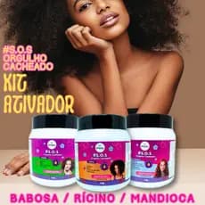 AtIvador de Cachos 1Kg SOS Cabelos Ondulados, Cacheados e Crespos Byoung
