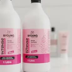 Kit Shampoo + Condicionador Intense 1 Litro + Máscara de tratamento 1kg Byoung