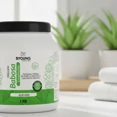 Kit Promocional 1 Litro - Babosa Shampoo, Condicionador Máscara de tratamento 1kg