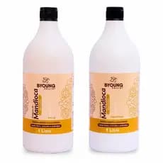 Kit Shampoo e Condicionador 1 Litro - Mandioca Byoung