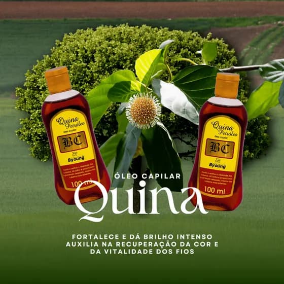 Óleo Capilar Quina Petróleo 100ml - Byoung