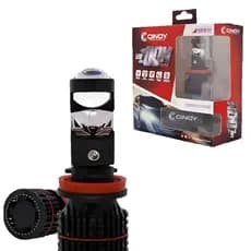 Lâmpada Ultra Led Cinoy Zoom H8 H9 H11 Projetor Canhão 10.000 Lumens 6000k Automotiva