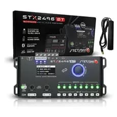 Processador Stx2496 Bt Stetsom Lançamento Entradas RCA e Fio, Bluetooth, Rádio FM e USB