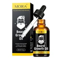 MOIKA Óleo nutritivo para barba masculina – revitaliza e reaviva a barba, 30 ml