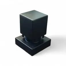 Acabamento De Registro Banheiro Quadrado ABS Black (Preto) Padrão Deca 1/2 e 3/4 luxo