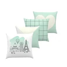 Kit Almofadas Decorativas Viagem 45x45cm - Coleção Citys