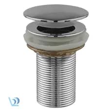 Válvula Click Para Pia De Banheiro Em Inox Cromado 1.1/4 (Diâmetro Maior)