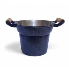 Leiteira Inderramável Aluminio Fundido Batido Craqeuada, Fevedor de leite, Leiteira. Craqueada.