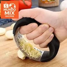 Espremedores de Alho Inox Manual Amassador Forte e Prático na Cozinha