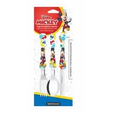 Jogo De Talheres Inox 3 Pcs Infantil Mickey - Disney