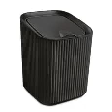 Lixeira Pequena para Pia com Tampa 1,25L | Compacta para Bancada e Lavabo