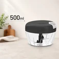 Processador Manual 500ml 3 Lâminas Inox Multiuso Cozinha