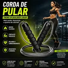 Corda De Pular Crossfit Profissional 3M -Para Fitness