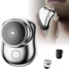 2/3/4 Pcs Barbeador EléTrico PortáTilDe Carga RáPida Aparador De Barba De Bolso.Mini Raseador Prateada