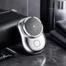 1 Pc Mini Barbeador Elétrico Portátil De Bolso Para Carro Escritório E Viagem