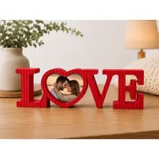 Porta-Retrato LOVE – Decoração Romântica para Casais