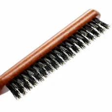 Escova para Cabelo e Barba Profissional para Penteados, Tranças, Acabamento e Alinhamento dos Fios