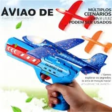 DLI  Lançador de aeronaves de espuma Brinquedo para atividades ao ar livre Presente de Ano Novo