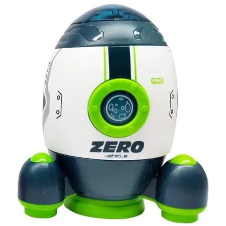 Conjunto de brinquedos astronauta: nave espacial + foguete espacial verde Presente de Ano Novo