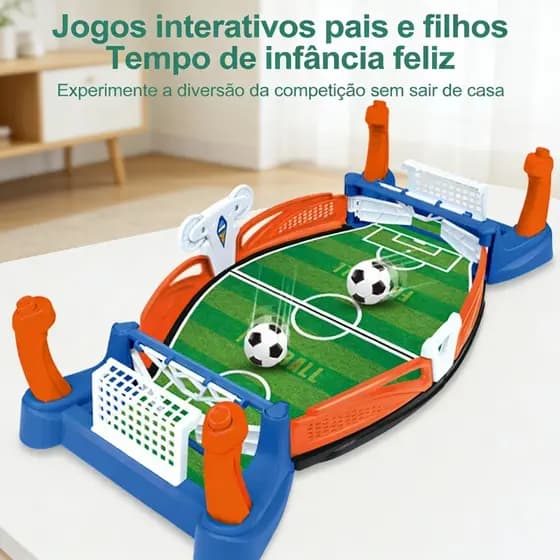 Mini Jogo Futebol De Mesa Portátil Brinquedo Infantil Adulto Criança Bola Football