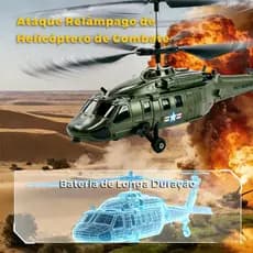 Helicóptero Controle Remoto Brinquedo Interação Pai-Filho Presente para Crianças 8+ Anos