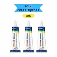 Cola para Sapatos Premium de Alta Resistência 60ml - Adesivo de Reparação para Calçado de Couro e Sapatilhas Desportivas