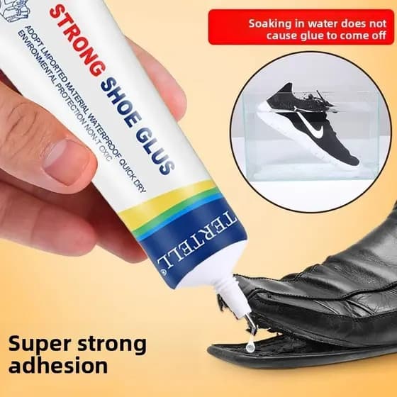 Cola adesiva forte para sapatos - para reparação de calçado, soluções de reparação duradouras para solas