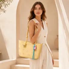 BOLSA DE PRAIA E SOCIAL FUNGOOFUN BRASIL  MODA VERAO ESTILOSA PREMIUM NECESSARIE