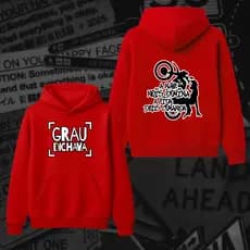 Moletom Blusa de Frio 244 Grau Dichava Moto Motoqueiro Nave Casaco Agasalho