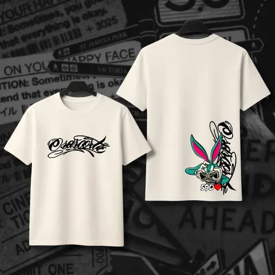 Camiseta Masculina Coelho Osascorte Grau 244 Motoqueiro Camisa Mandrake Quebrada