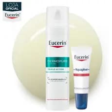 KIT EUCERIN Dermo pure Clinical Sérum Efeito Triplo 40ml + Aquaphor Reparador Labial 10ML