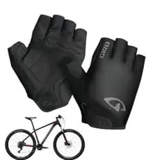 Luva Ciclismo Adulto Giro Jag Meio Dedo Fechamento Velcro Bike MTB Speed BMX