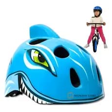 Capacete Infantil Absolute Kids Tuba Tubarão Tamanho G Bicicleta Skate