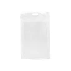 25 Bolsas Porta Crachás/Cartão em PVC Transparente 58X89mm