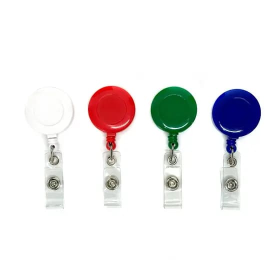 1 Iôiô Roller Clips Porta Crachá Cordão Retrátil  Praticidade e Segurança