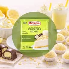 Pó para Preparo de Sobremesa Limão 100g Para Mousse Recheios Sorvetes Confeitaria