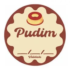 Kit 60 a 300 Etiquetas Adesivas para Pudim – Personalizadas para Embalagem de Pudim