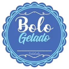 Kit Etiqueta Bolo Gelado 60 a 300 Un | Ideal para Embalagens de Doces Caseiros