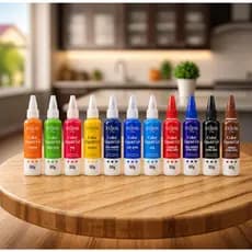 Corante Alimentício Gel Iceberg 60ml Comestível Alta Pigmentação Para Bolos Doces e Chantilly