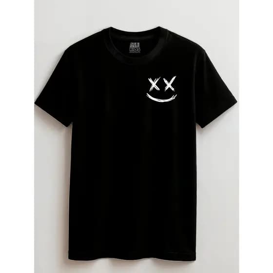 Camisa Eyes X Juvenil e Infantil 100% Algodão 2 ao 16 anos Unissex